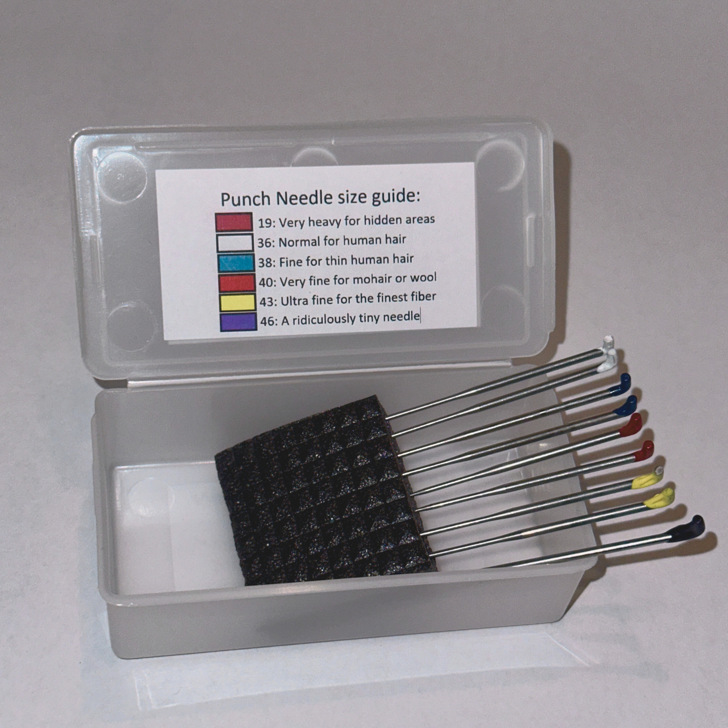Einsetz-Nadeln für Haare (Punch needles)