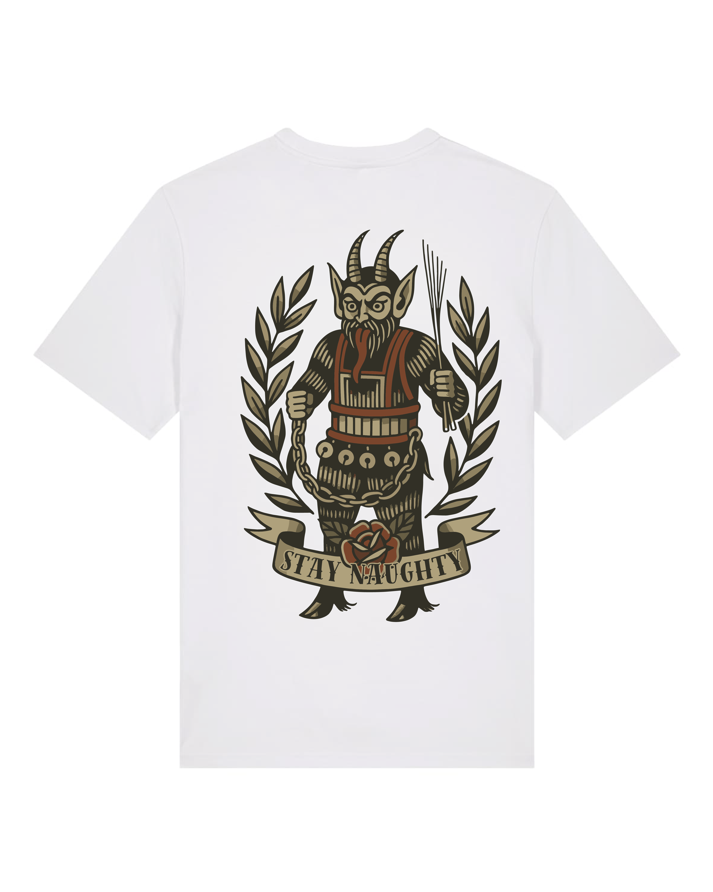 T-Shirt "Stay Naughty" | Weiß