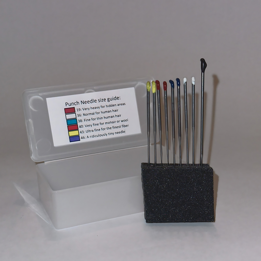Einsetz-Nadeln für Haare (Punch needles)