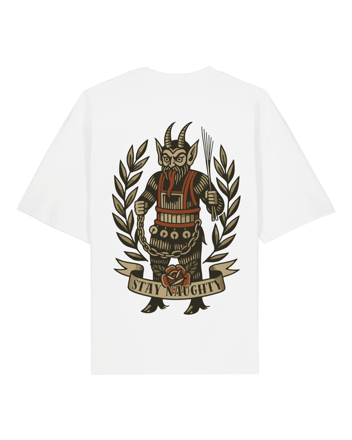 T-Shirt "Stay Naughty" | Weiß