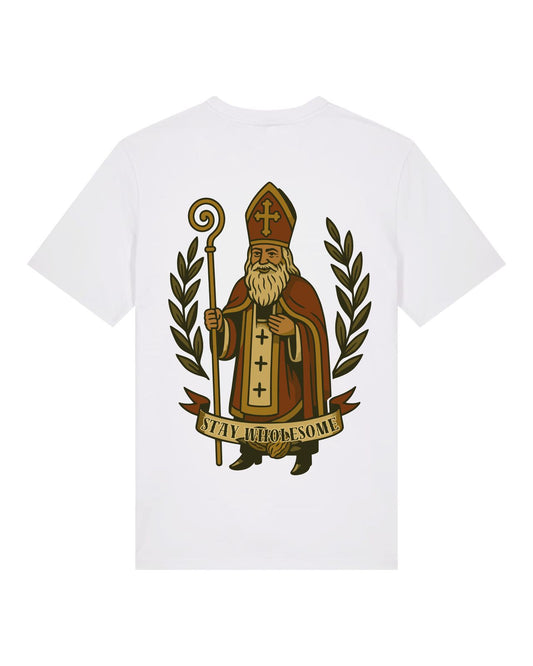 T-Shirt "Stay Wholesome" | Weiß