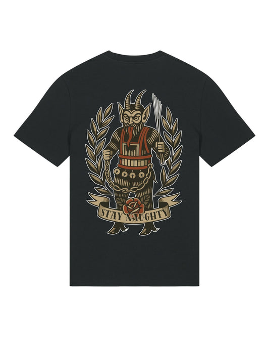 T-Shirt "Stay Naughty" | Schwarz